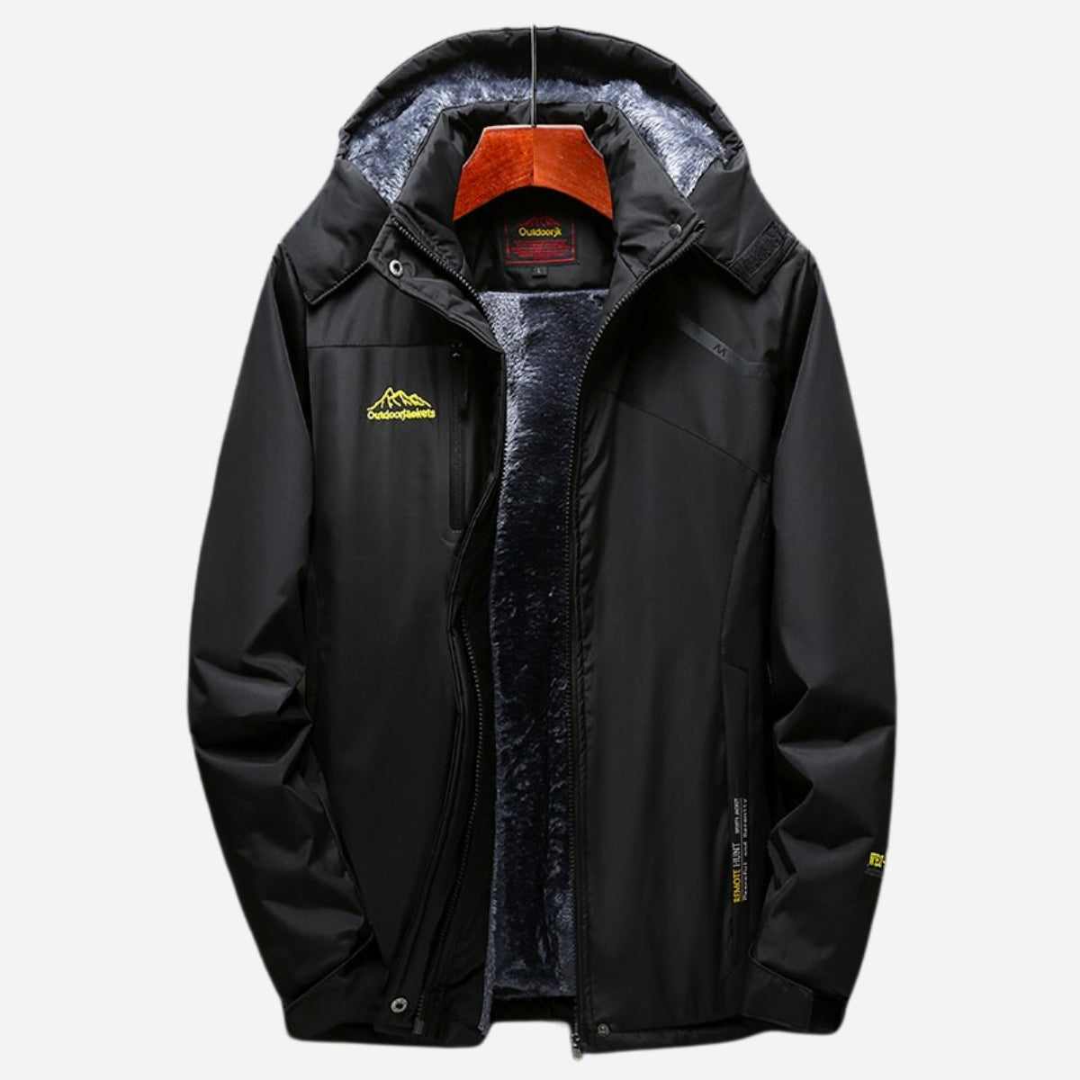 Veste Imperméable Homme Doublée Polaire