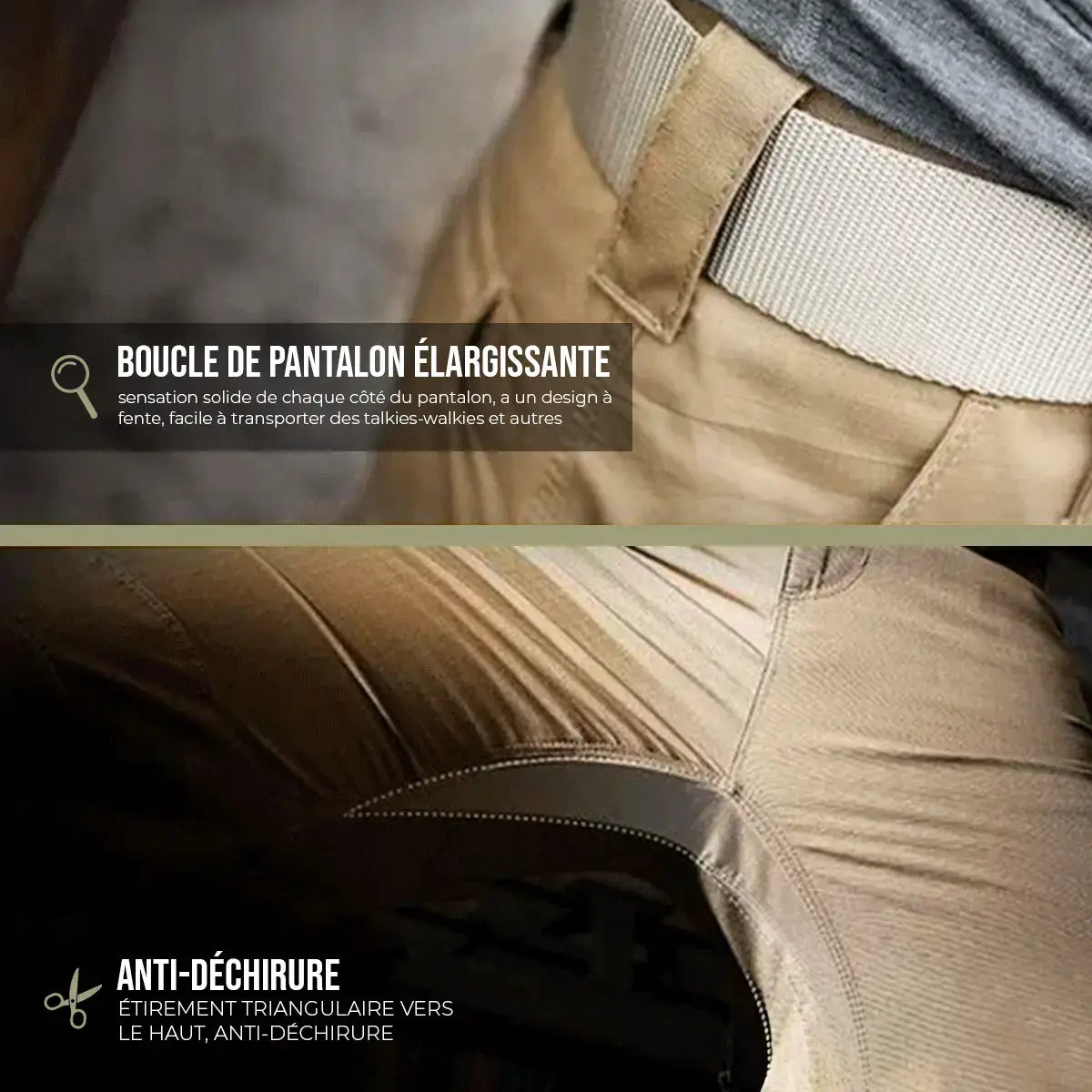 Pantalon Tactique Militaire WarriorWear® (+ Ceinture Tactique Gratuite)