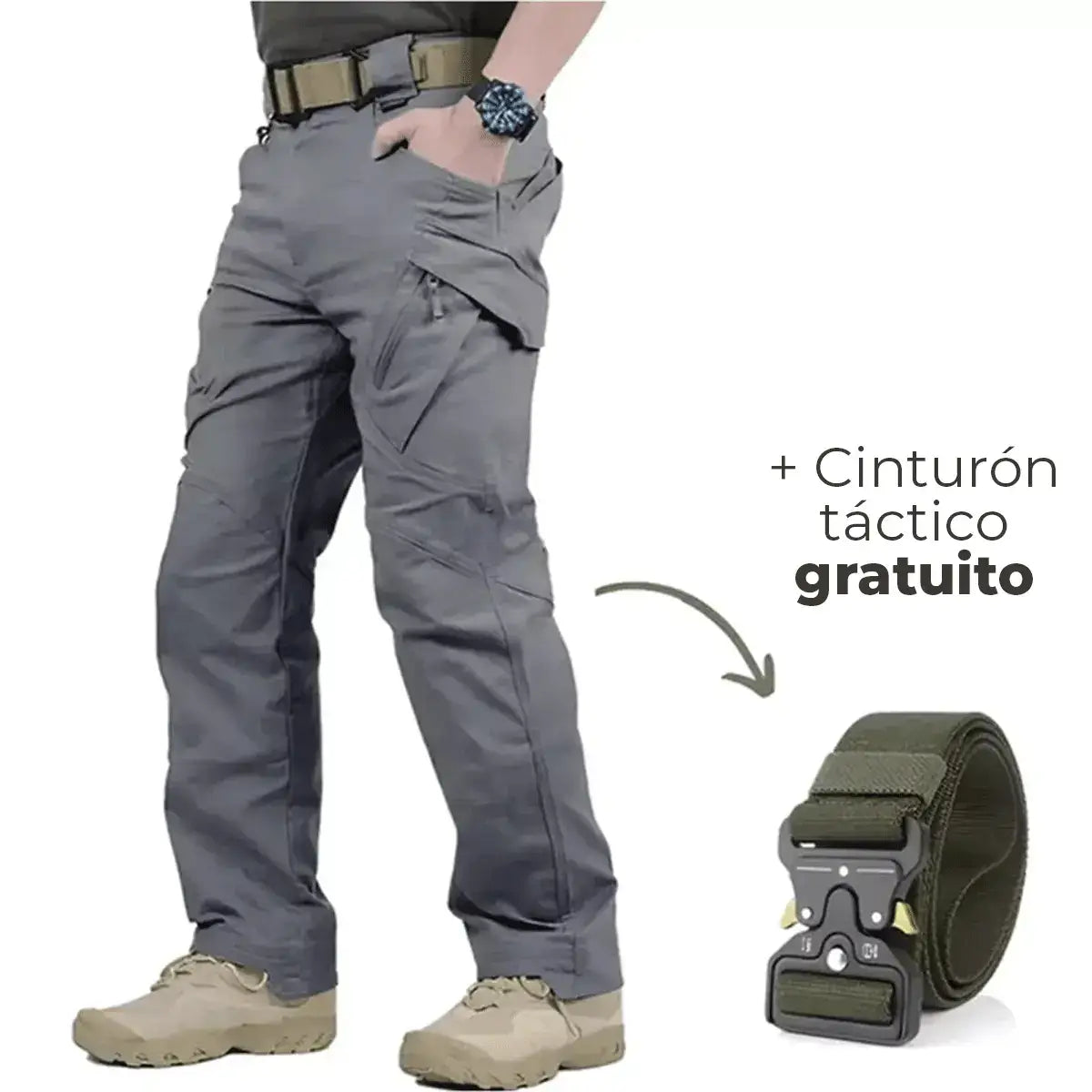 Pantalón Táctico Militar WarriorWear® (+ Cinturón Táctico Gratis)