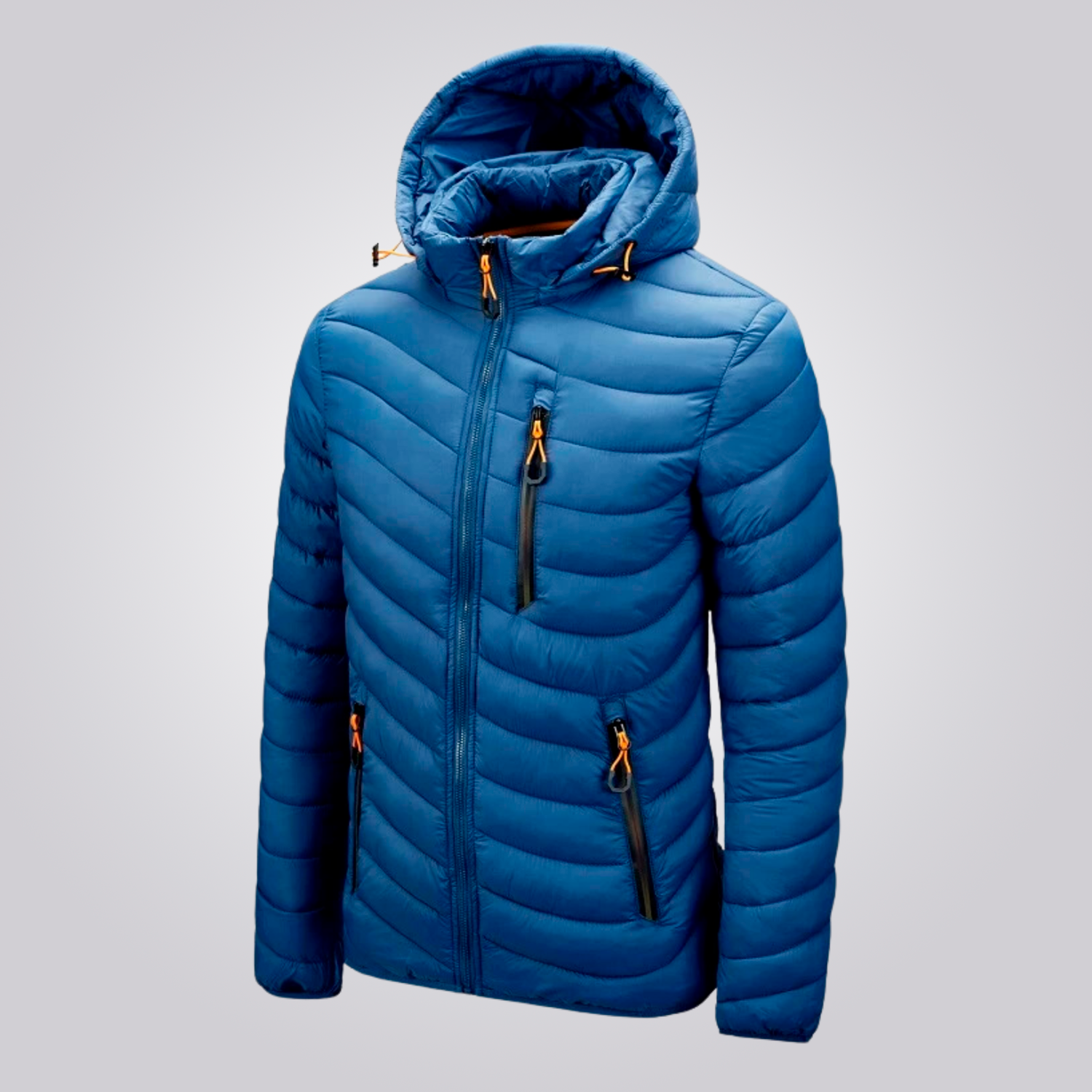 Veste Puffer Homme à Capuche Amovible