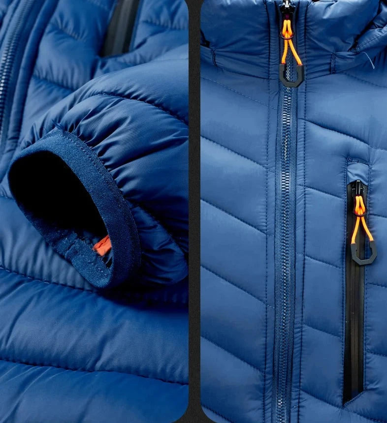 Veste Puffer Homme à Capuche Amovible