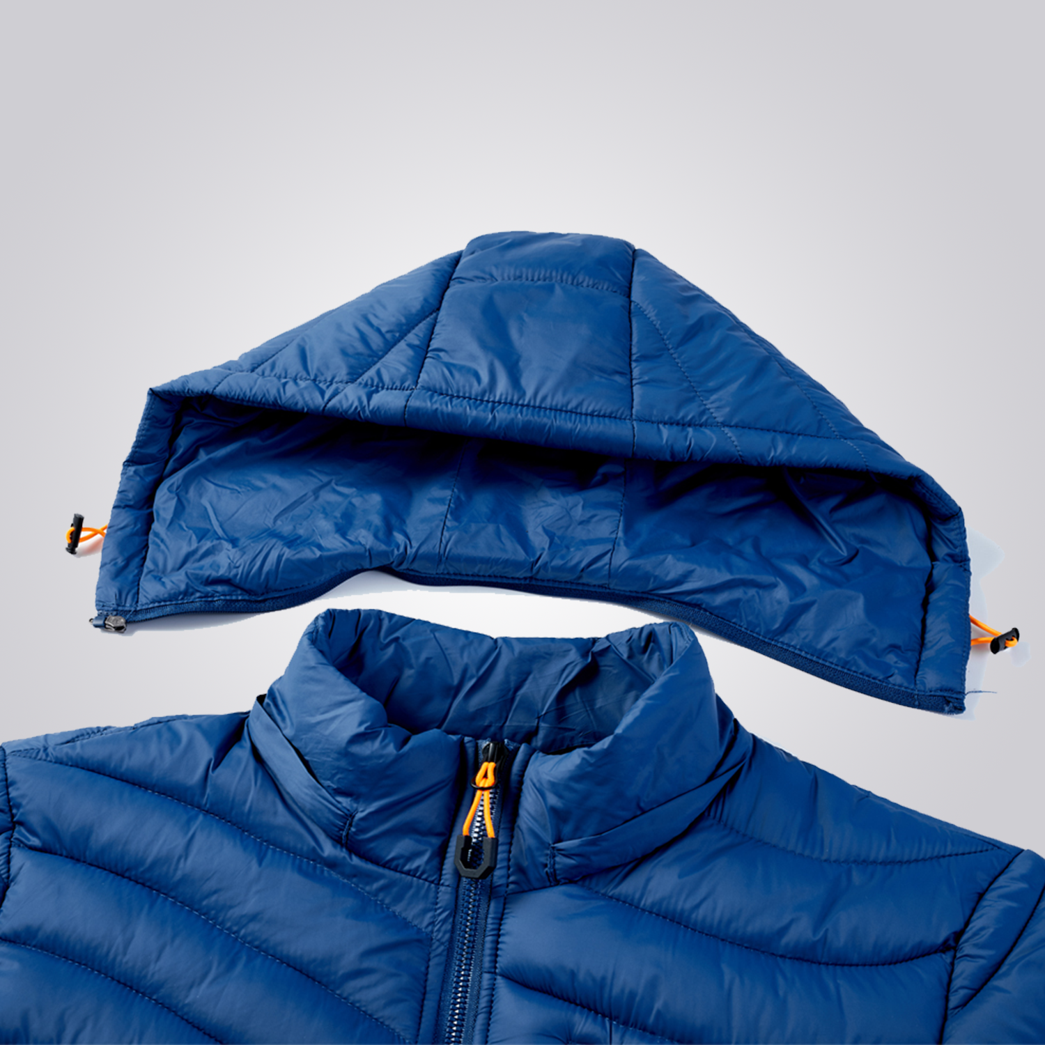 Veste Puffer Homme à Capuche Amovible